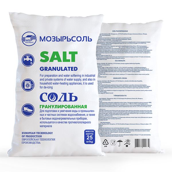 Соль таблетированная для водоподготовки 25 кг 5104 фото